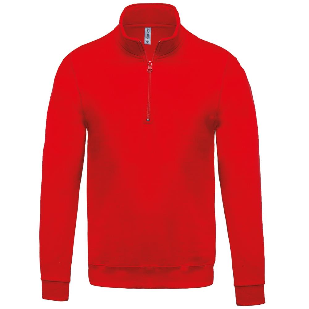 Sweater met ritskraag