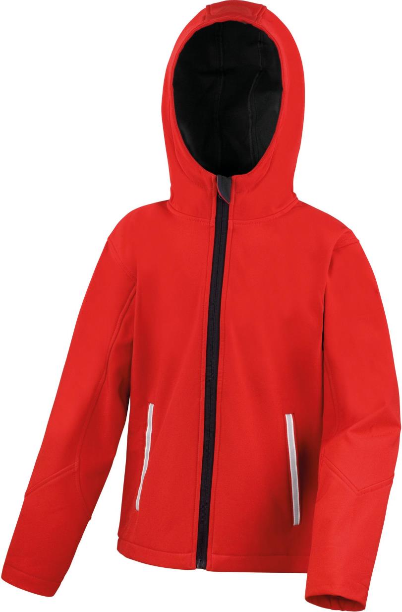 Kids Tx Performance Hooded Softshell Jacket